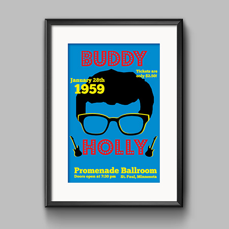 Buddy Holly Concert Poster